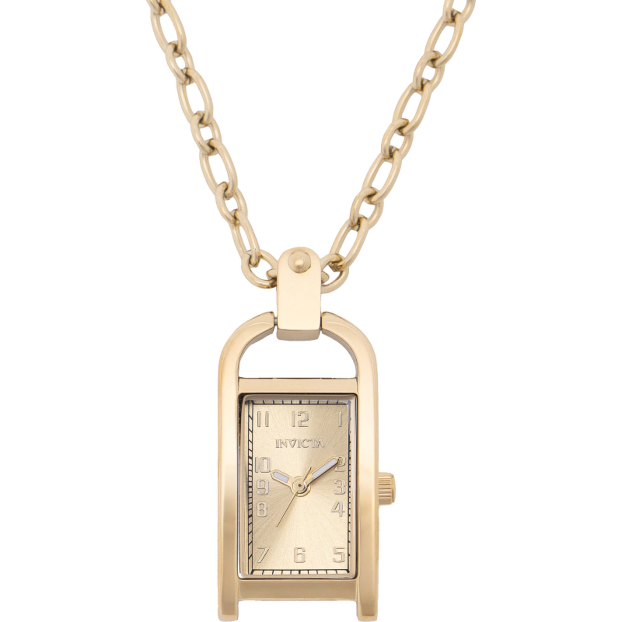 Invicta Women's Necklace Watch - Mini Angel Yellow Gold Stainless Steel | 49935