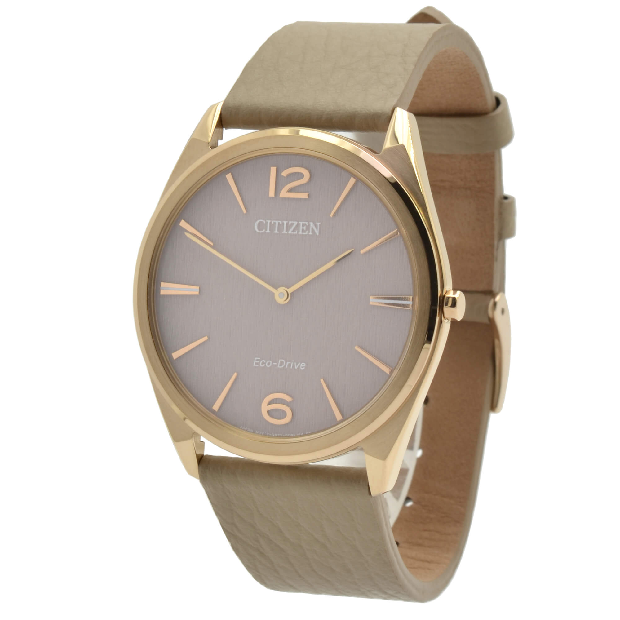 Citizen Women's Watch - Suratto Eco-Drive Pink Dial Leather Strap | AR3123-00X
