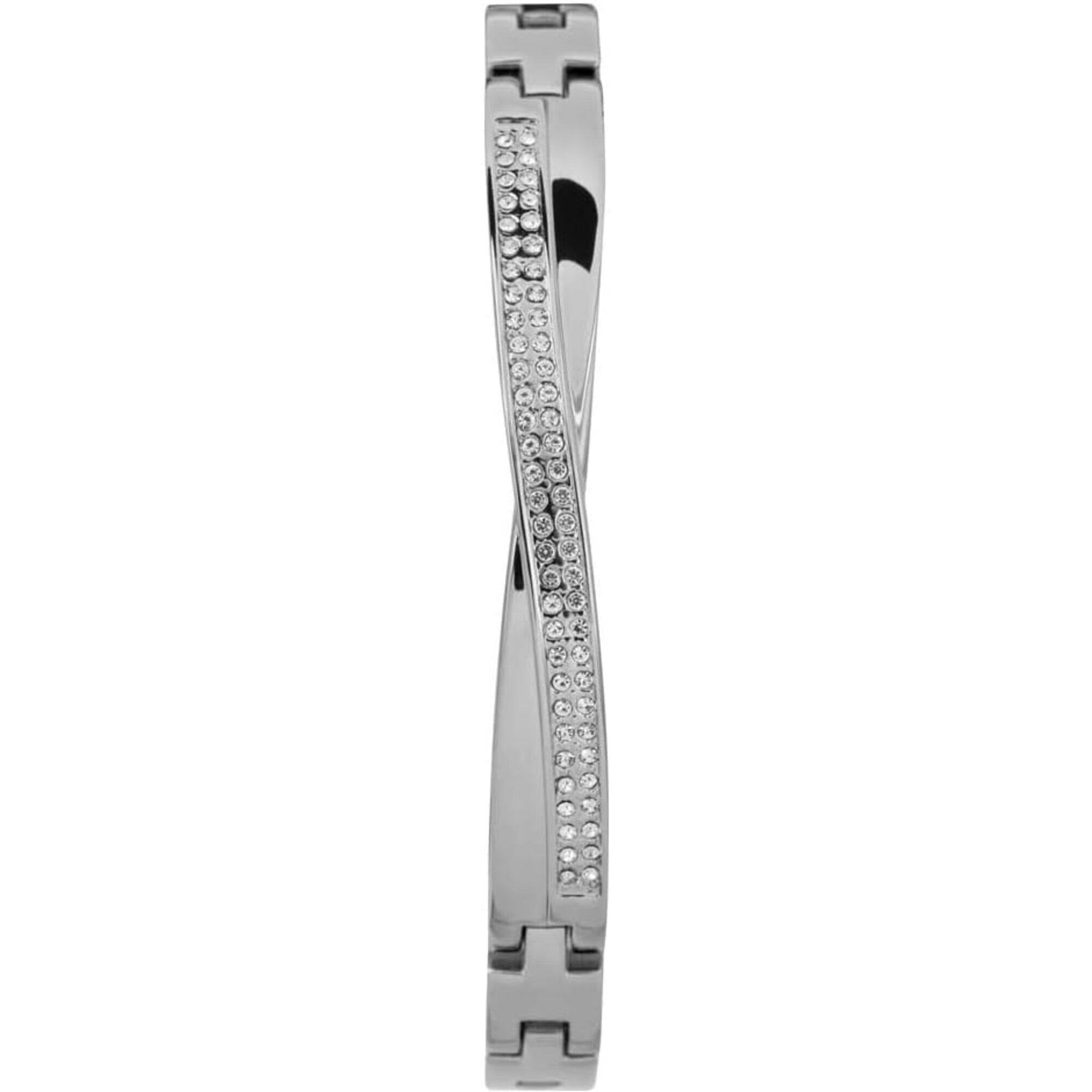 Timex Women's Watch Set - Quartz Silver Dial Steel Bracelet Crystals | TW2T58000JI