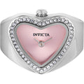 Invicta Women's Ring Watch - Angel Mini Pink Dial Crystal Bezel Steel | 49571