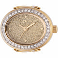Invicta Women's Ring Watch - Mini Quartz Glitter Gold Tone Dial Steel | 49598