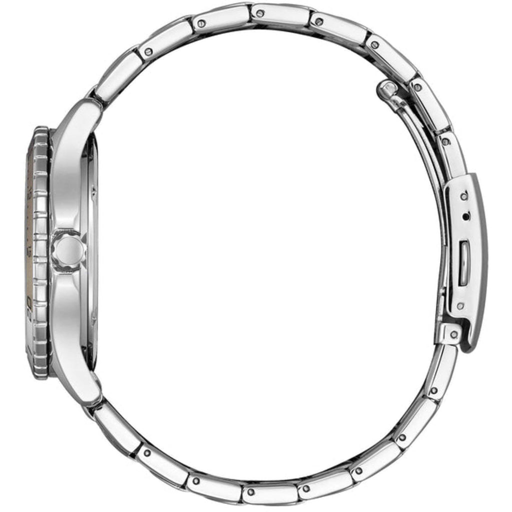 Citizen Women's Watch - Eco-Drive Light Pink Dial Silver Steel Bracelet | FE6170-88X