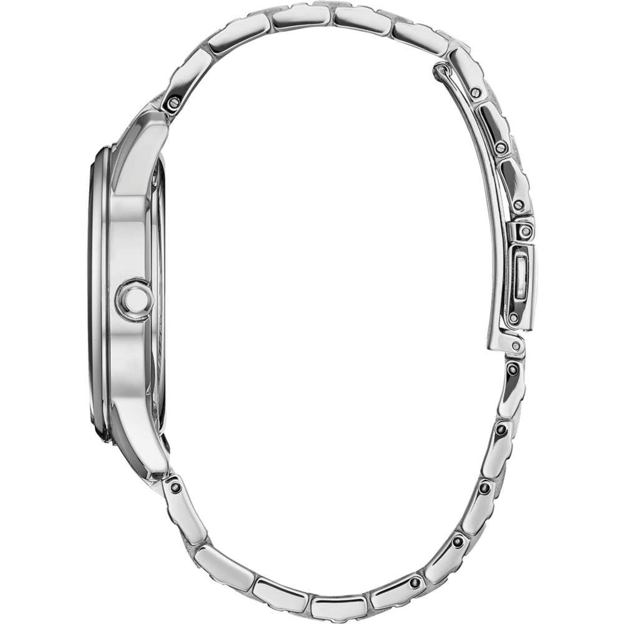 Citizen Women's Watch - Disney Disco Minnie Eco-Drive Silver Bracelet | FE6106-52W