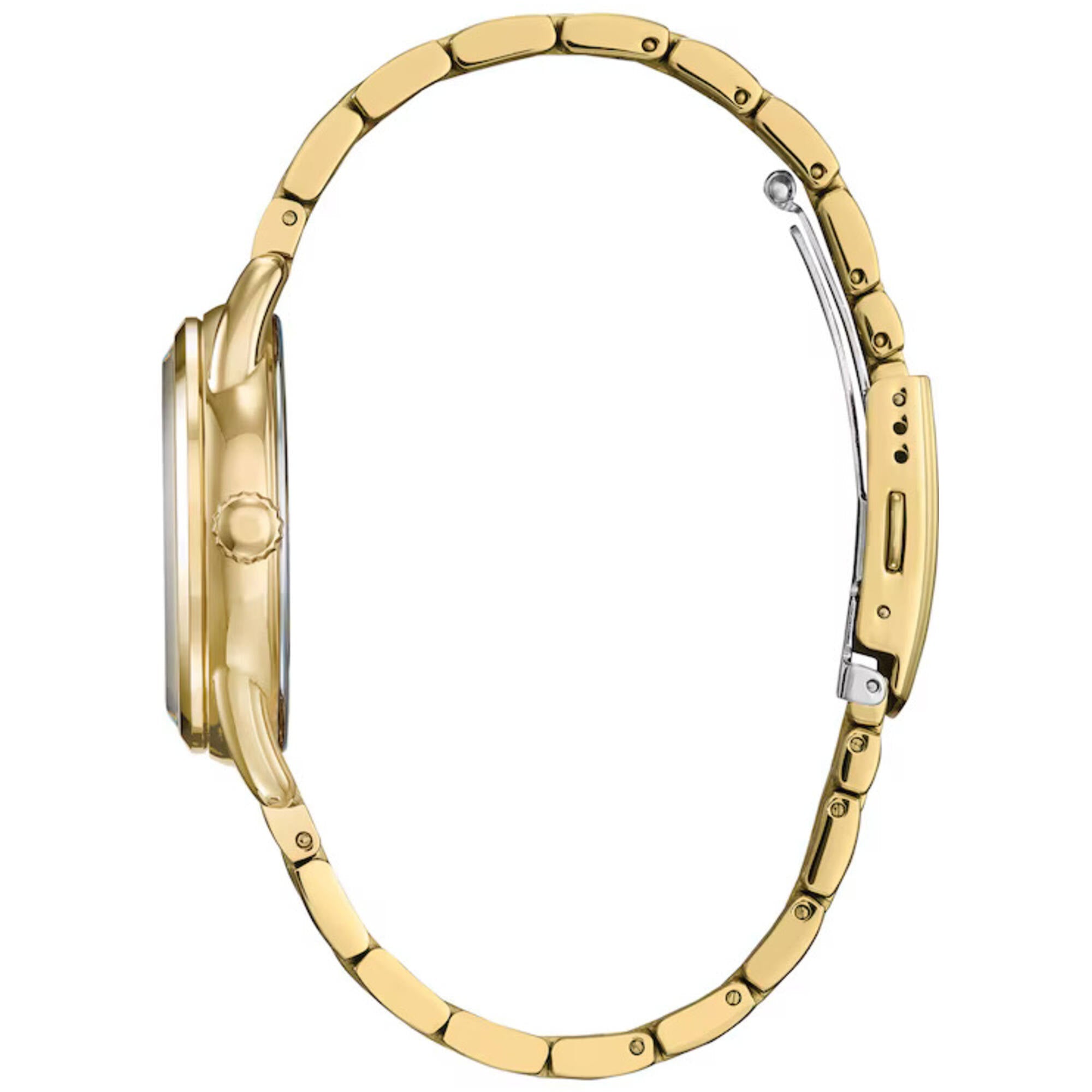 Citizen Women's Watch - Disney Mickey Mouse Eco-Drive Yellow Gold Steel | FE7093-57W