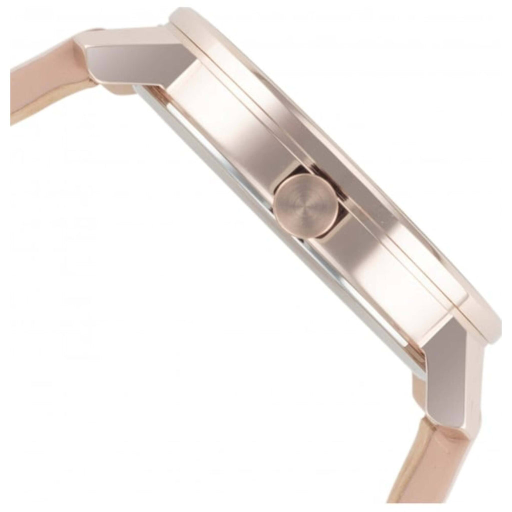 Movado Women's Watch - Bold Quartz Rose Gold Dial Pink Leather Strap | 3601078