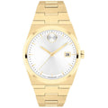 Movado Women's Watch - Bold Quartz Silver Tone Dial Yellow Gold Bracelet | 3601187