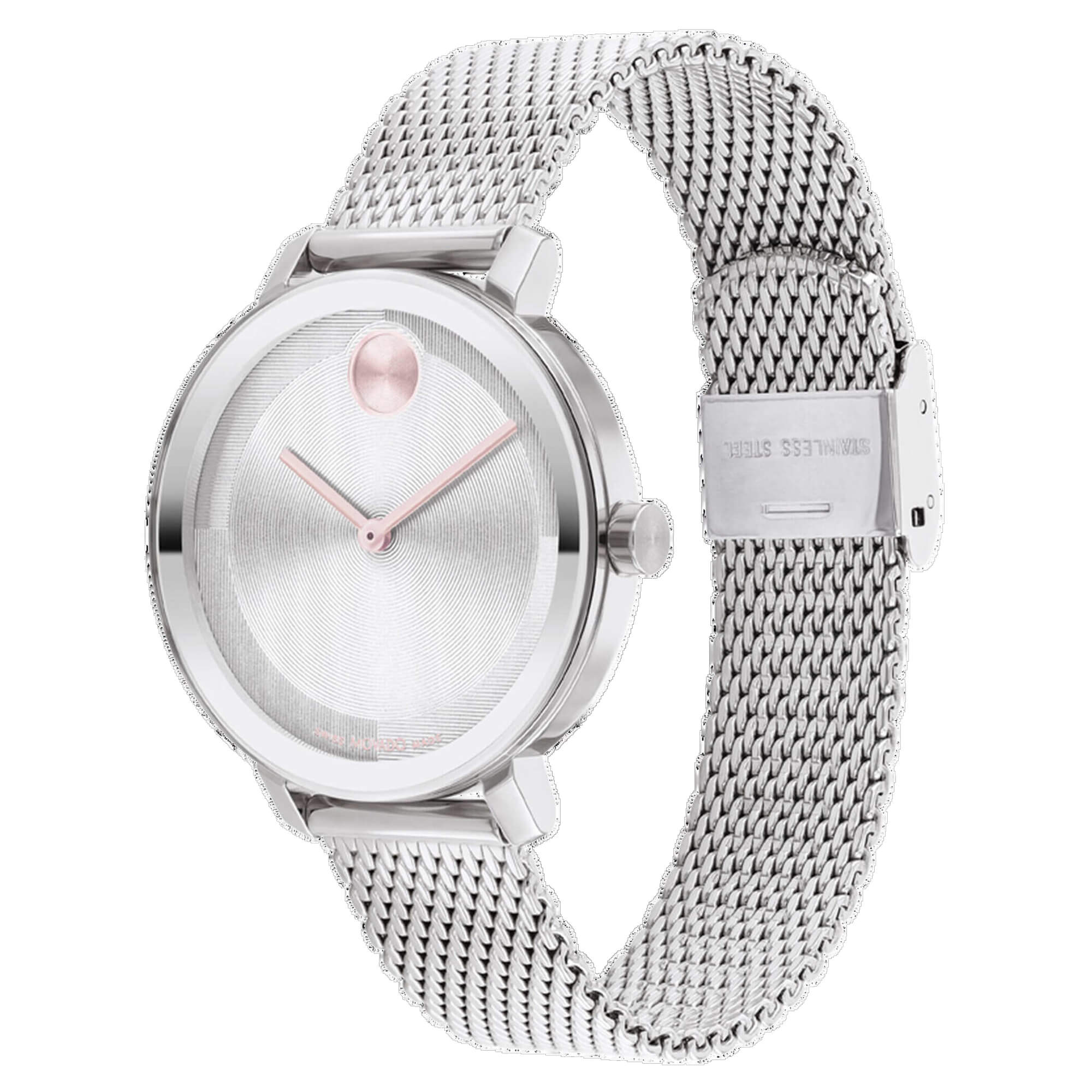Movado Women's Watch - Bold Evolution 2.0 Silver Tone Dial Mesh Bracelet | 3601085