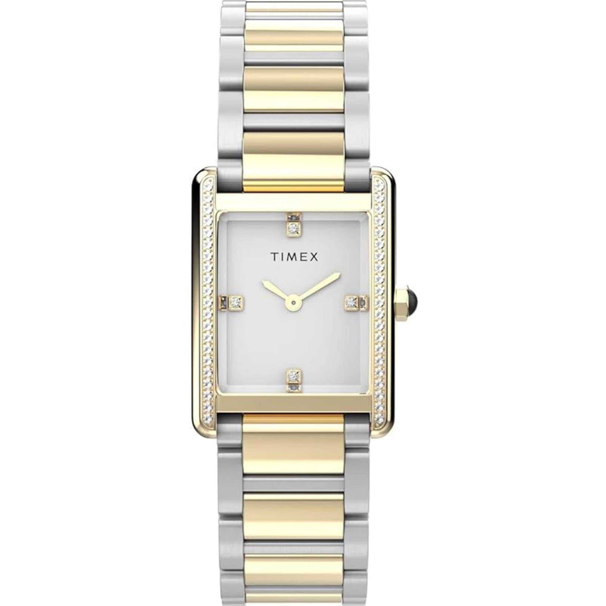 Timex Women's Watch - Hailey Quartz Silver Dial Two Tone Steel Bracelet | TW2V81300VQ