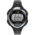 Timex Women's Watch - Ironman Triathlon E30 Grey Digi Dial Black Strap | TW2W173009J