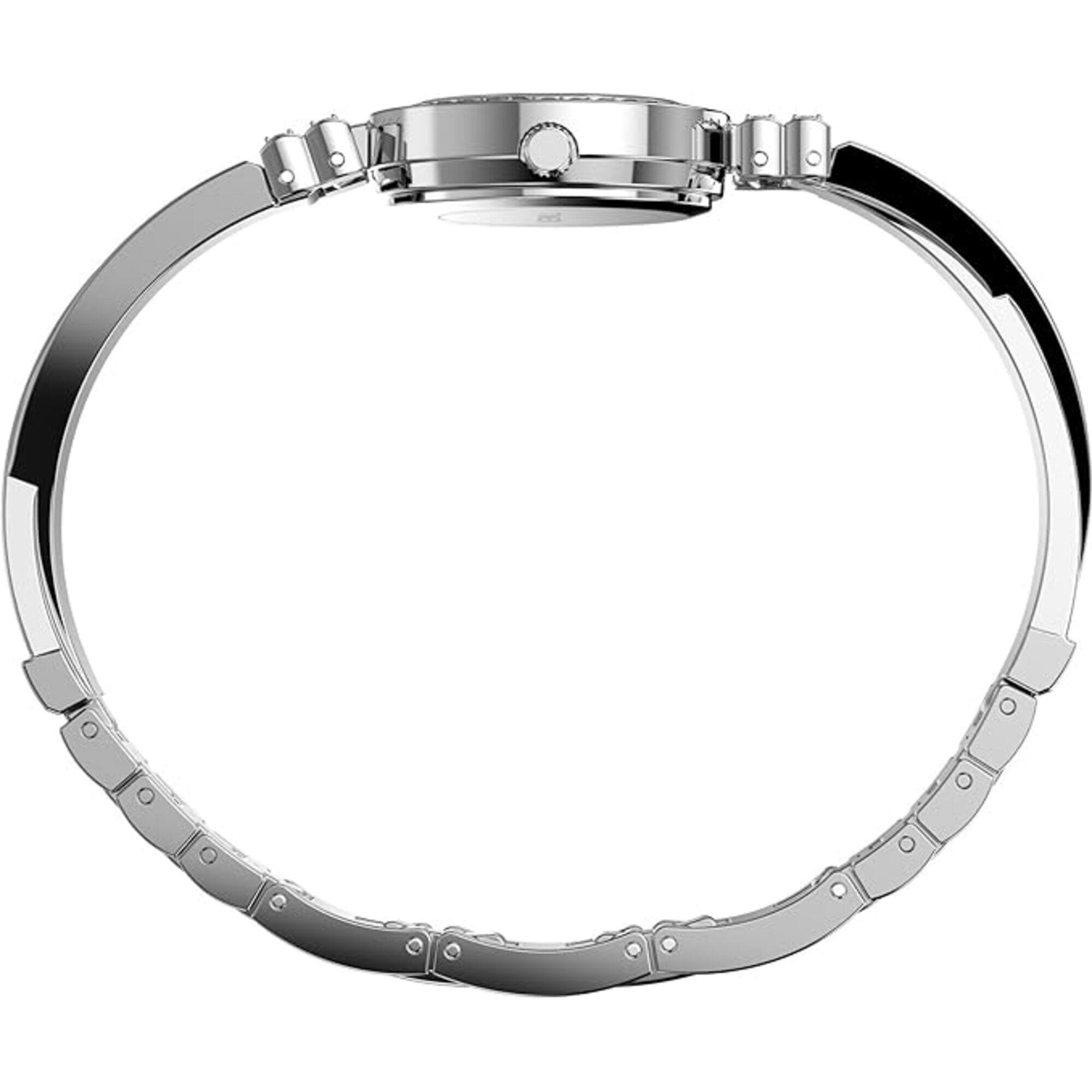 Timex Women's Watch - Quartz Mother of Pearl Dial Silver Steel Bracelet | TW2W62200JI