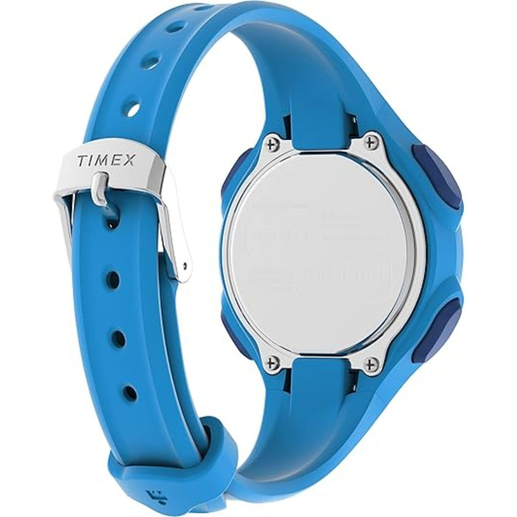 Timex Women's Watch - Ironman 30-Lap Digital Dial Blue Resin Strap | TW5M603009J
