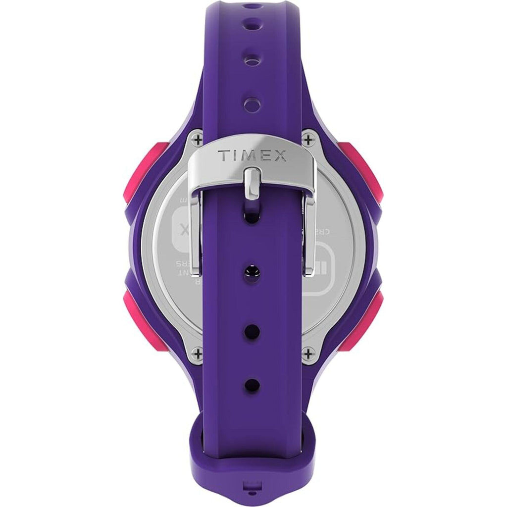 Timex Women's Watch - Ironman 30-Lap Digital Dial Purple Resin Strap | TW5M605009J