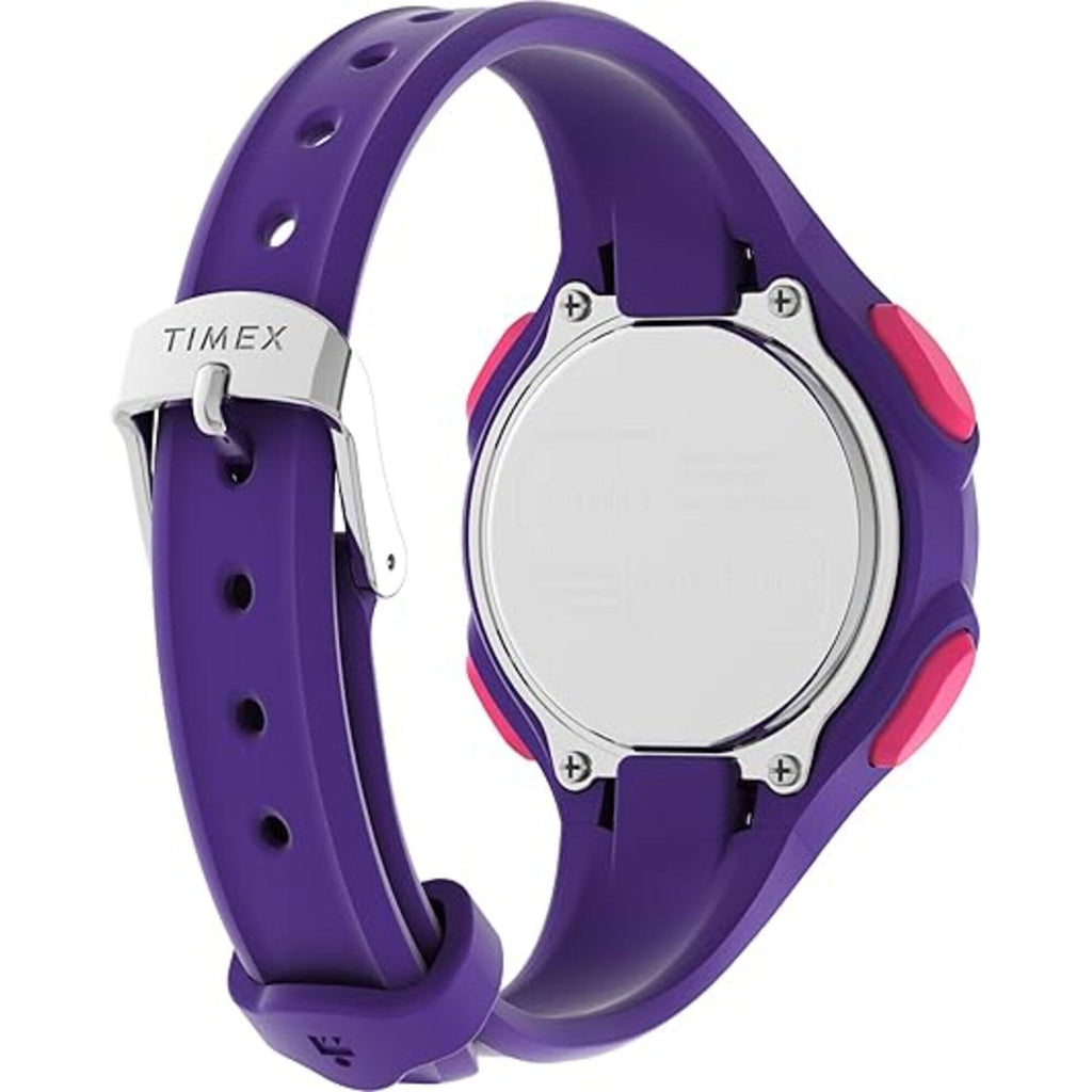 Timex Women's Watch - Ironman 30-Lap Digital Dial Purple Resin Strap | TW5M605009J