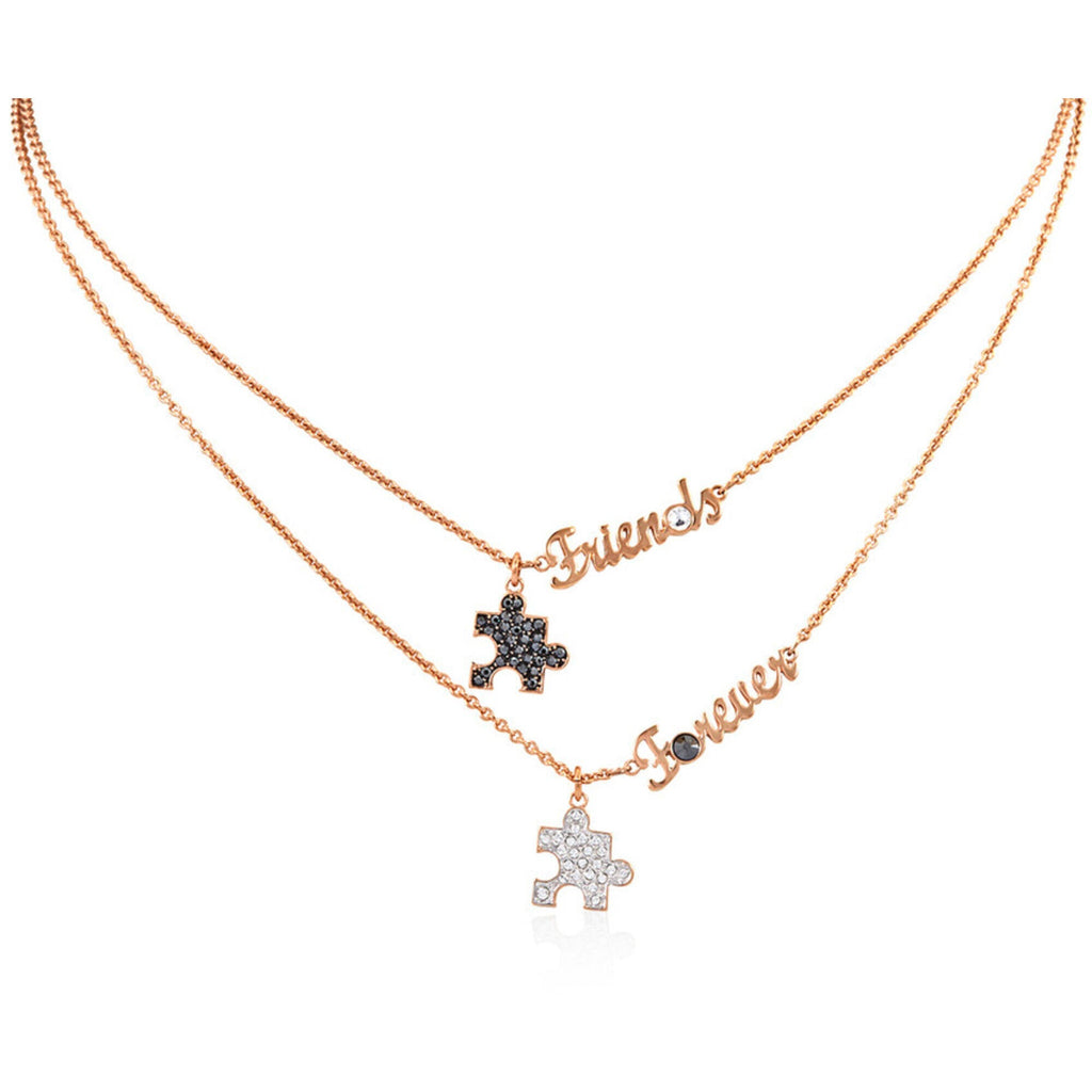 Swarovski Women's Necklace Set - Nicest Friends Forever Puzzle Pendant | 5446660