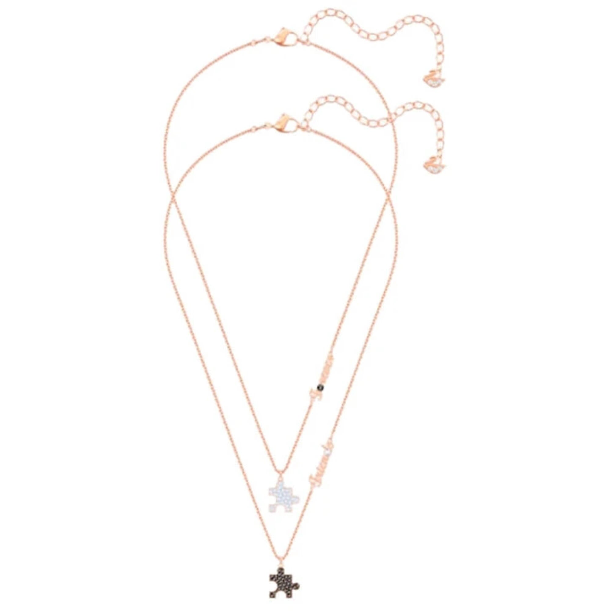 Swarovski Women's Necklace Set - Nicest Friends Forever Puzzle Pendant | 5446660