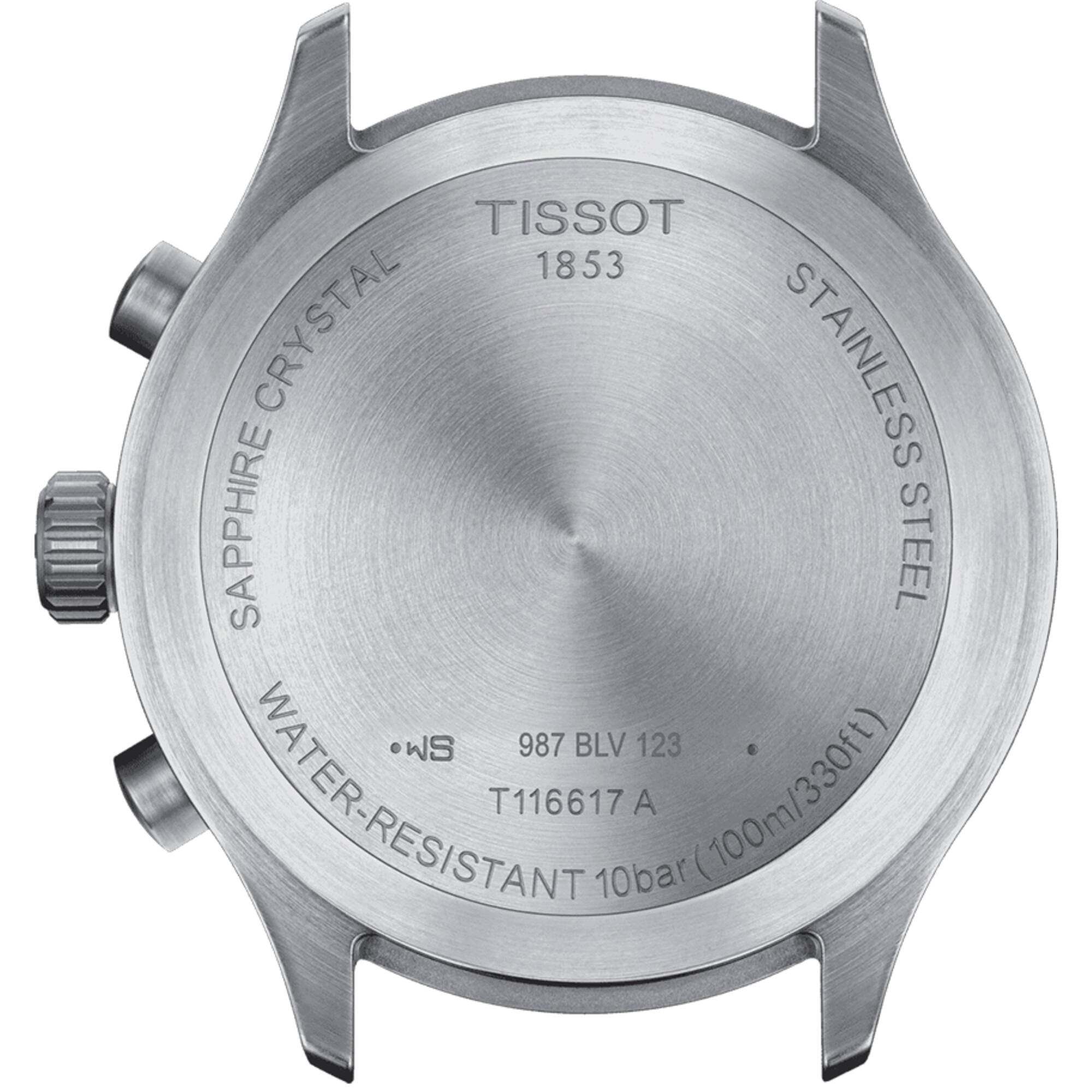 Tissot Men's Watch - T-Sport Chronograph Black Dial Leather Strap | T1166171606200