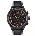 Tissot Men's Watch - T-Sport Quartz Chronograph Black Leather Strap | T1166173605202