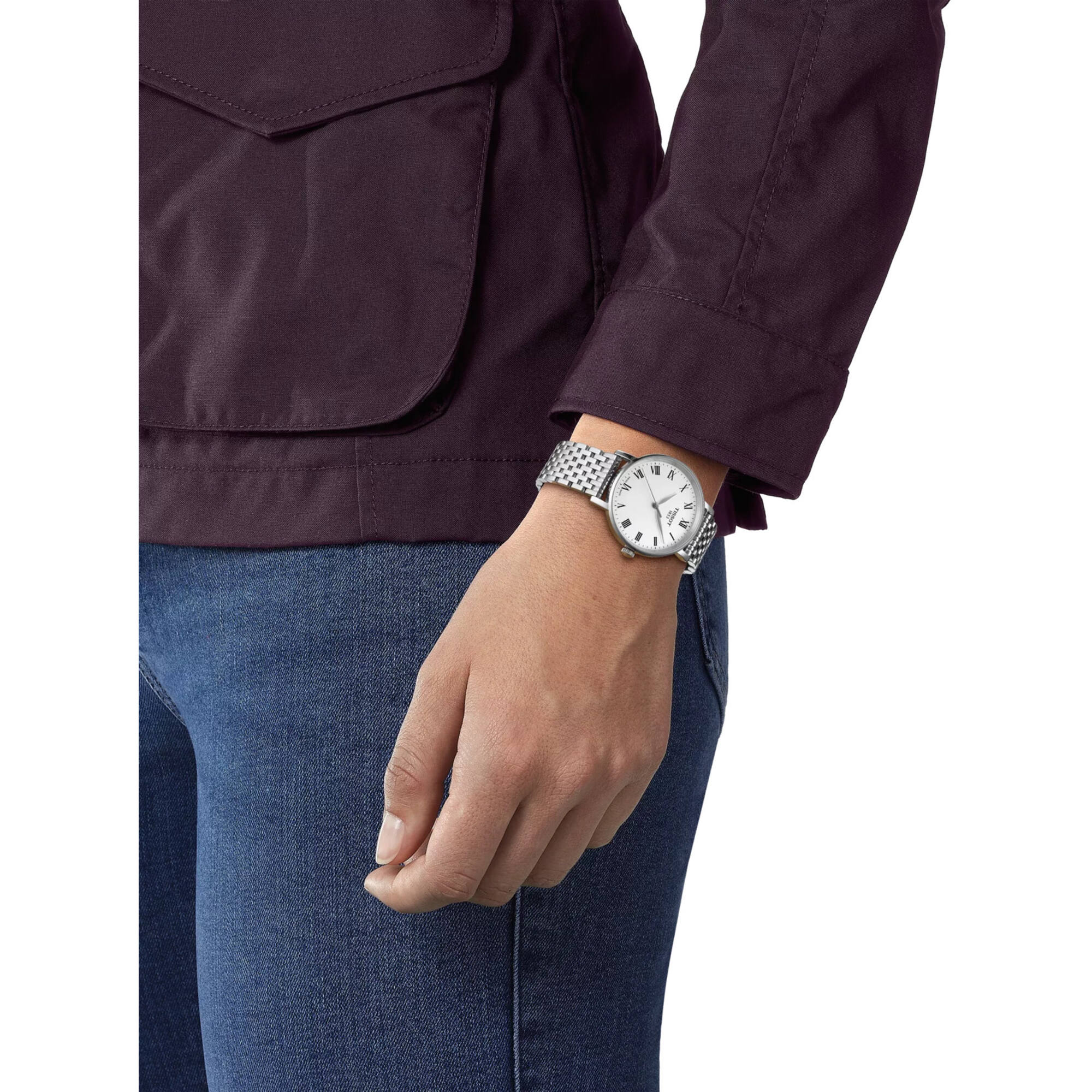 Tissot Women's Watch - Everytime Quartz White Dial Silver Bracelet | T1432101103300