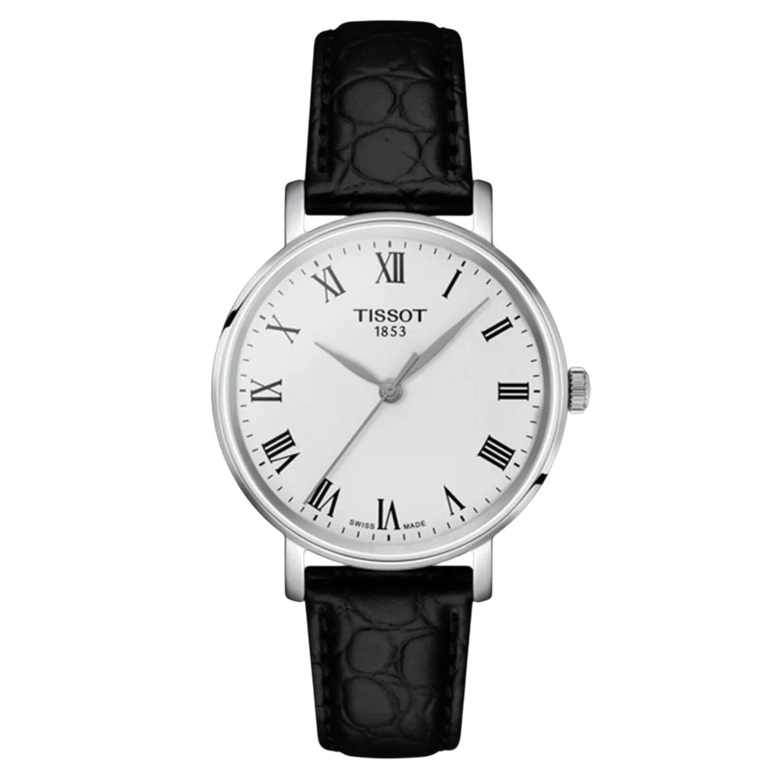Tissot Women's Watch - Everytime Quartz White Dial Leather Strap | T1432101603300