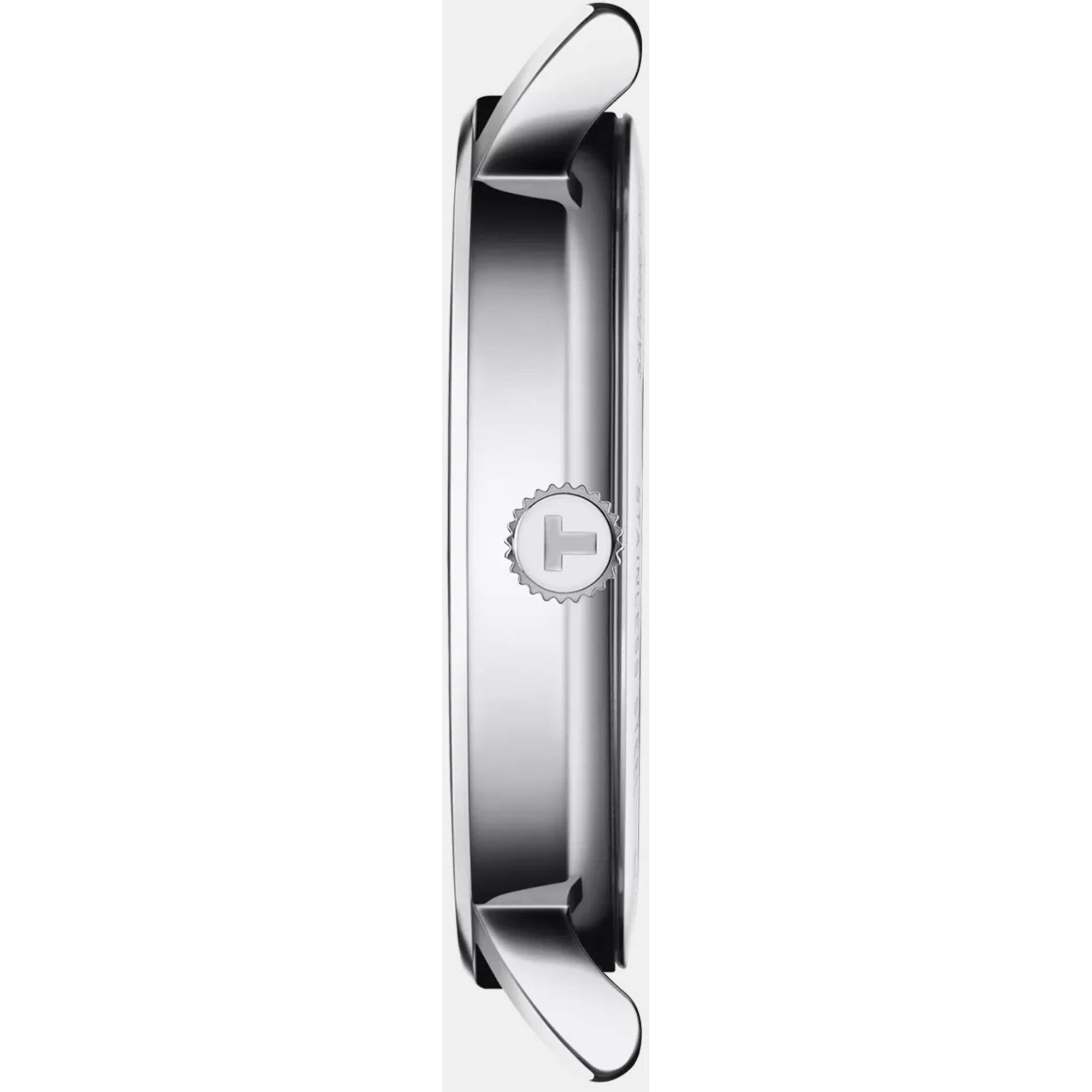 Tissot Women's Watch - Everytime Quartz White Dial Leather Strap | T1432101603300
