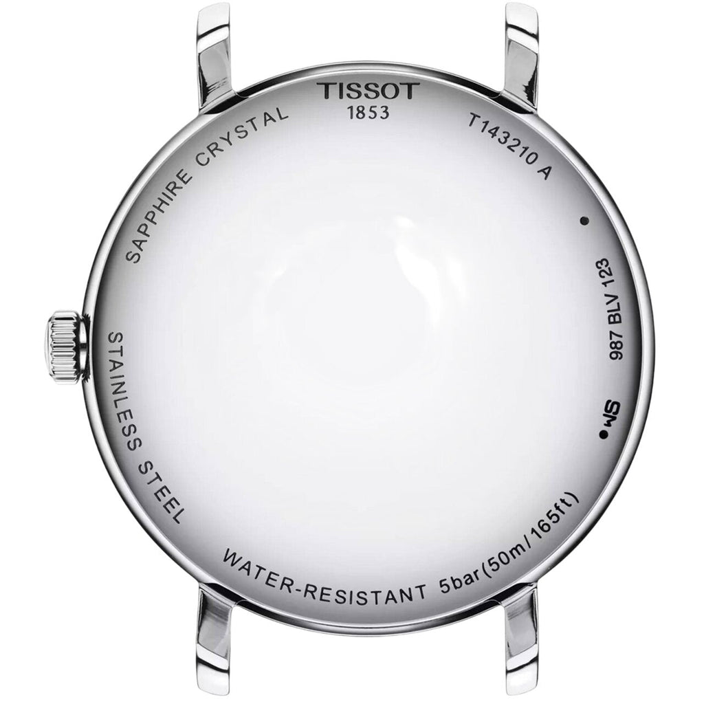 Tissot Women's Watch - Everytime Quartz White Dial Leather Strap | T1432101603300