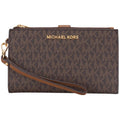 Michael Kors Women's Smartphone Wallet - Jet Set Travel Canvas, Brown | 35F8GTVW0B BRN