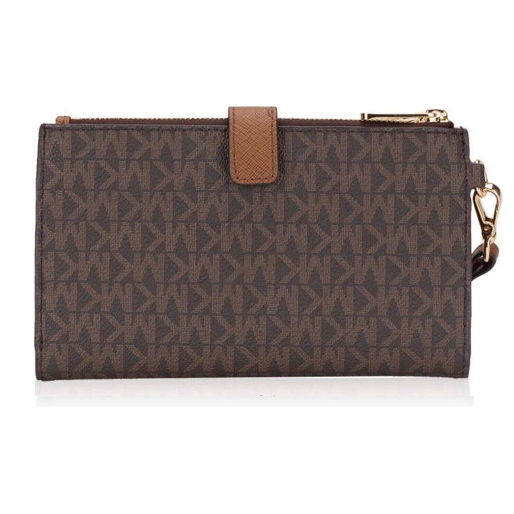 Michael Kors Women's Smartphone Wallet - Jet Set Travel Canvas, Brown | 35F8GTVW0B BRN