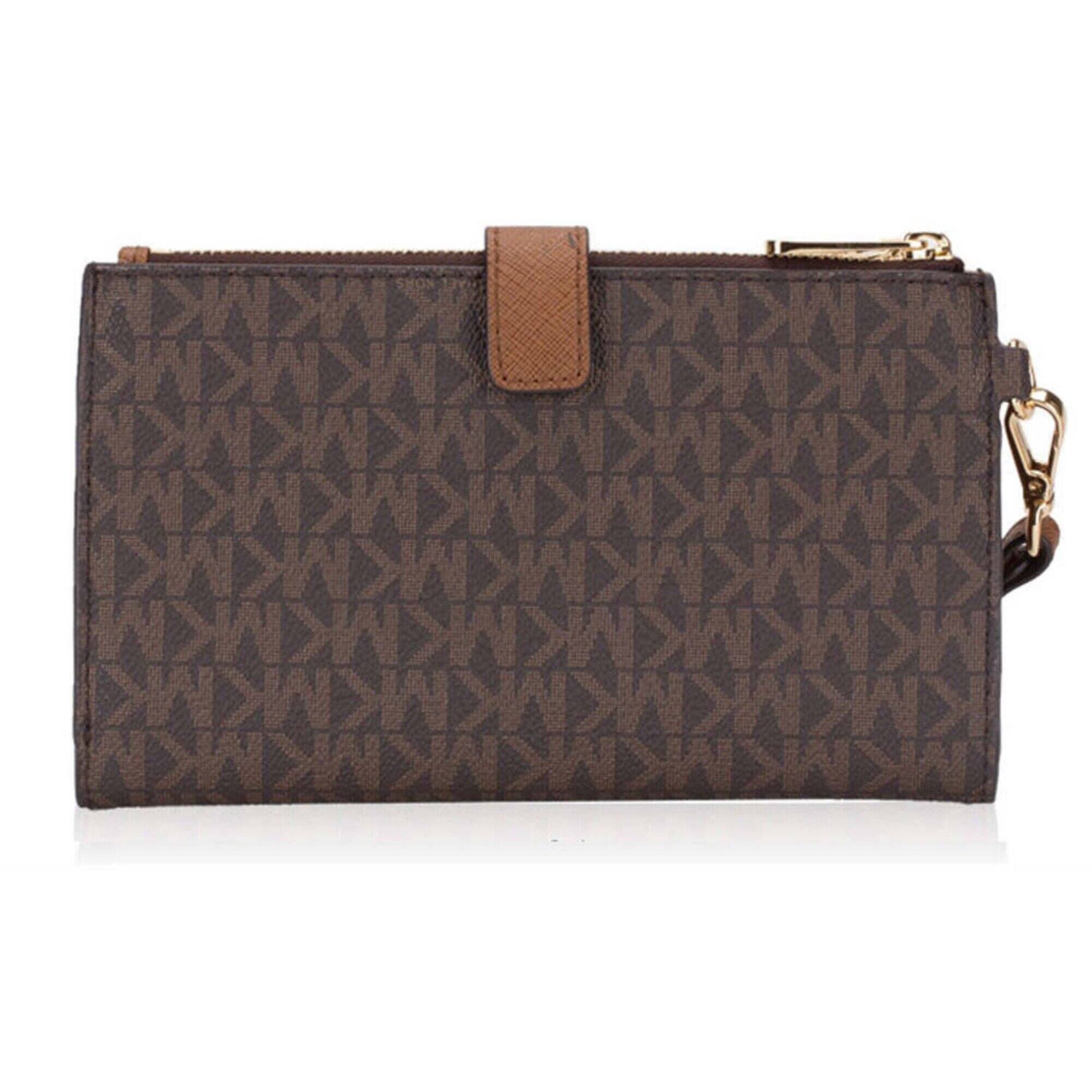 Michael Kors Women's Smartphone Wallet - Jet Set Travel Canvas, Brown | 35F8GTVW0B BRN