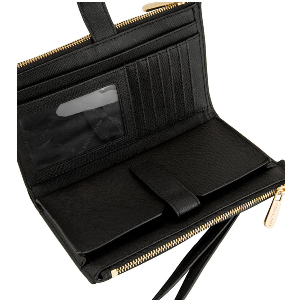 Michael Kors Women's Wristlet Wallet - Jet Set Smartphone, Black | 35F8GTVW0L BLK