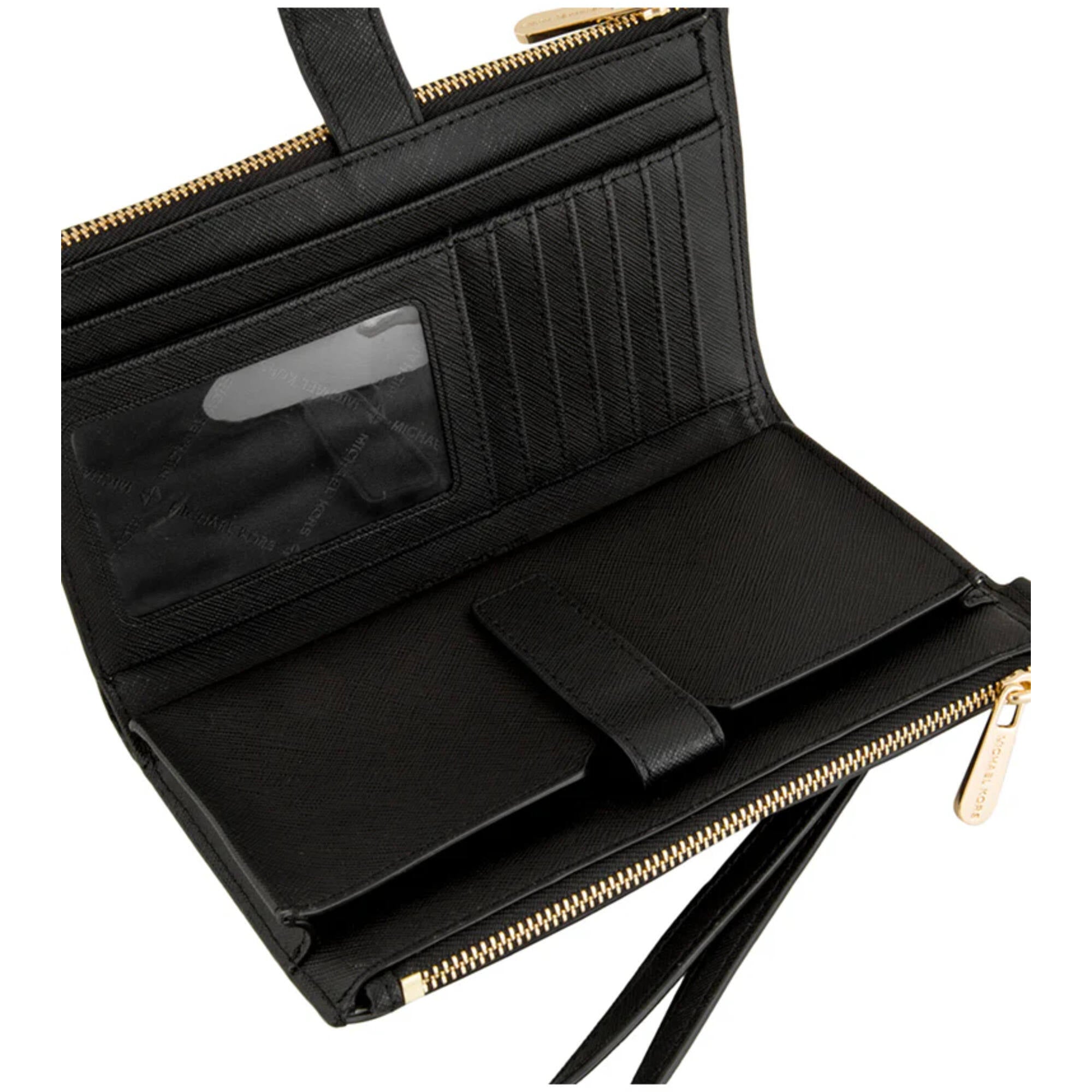 Michael Kors Women's Wristlet Wallet - Jet Set Smartphone, Black | 35F8GTVW0L BLK