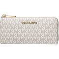 Michael Kors Women's Wallet - Jet Set Large Quarter-Zip, Vanilla | 35F8GTVZ3B VLA