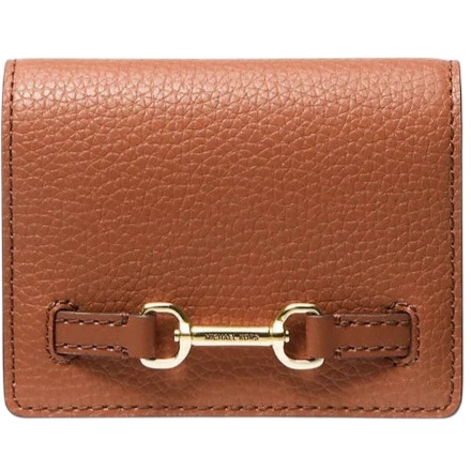 Michael Kors Women's Wallet - Carson Pebbled Leather, Luggage Brown | 35S5G2ZD5L LUG