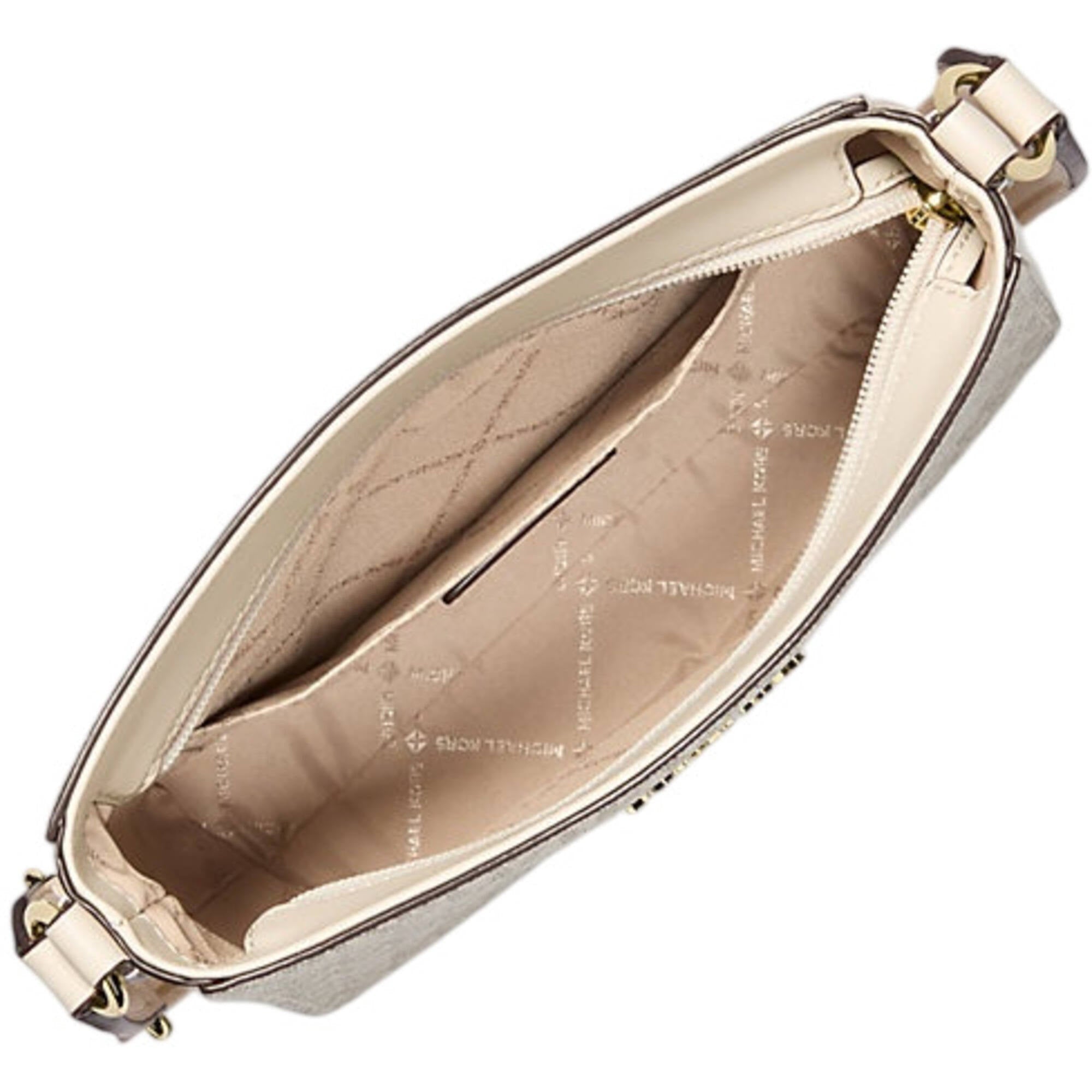 Michael Kors Women's Messenger Bag - Jet Set, Light Cream Multi | 35S5GTVC1B MLT