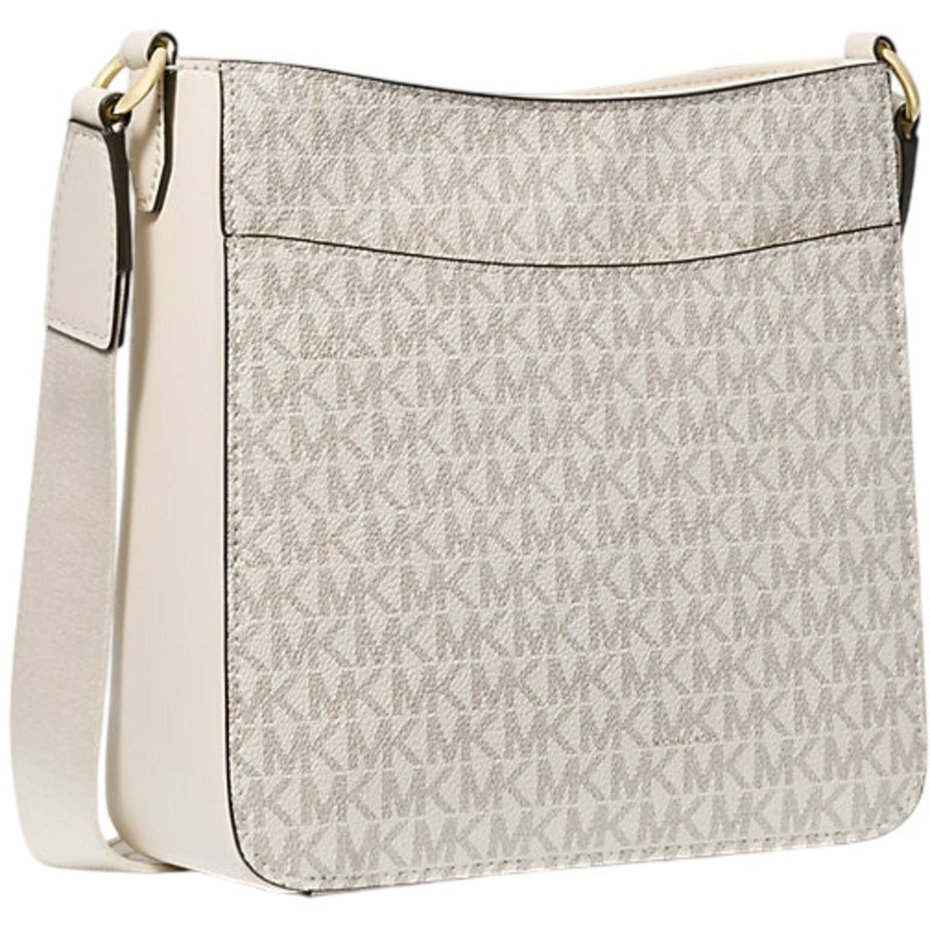 Michael Kors Women's Messenger Bag - Jet Set, Light Cream Multi | 35S5GTVC1B MLT