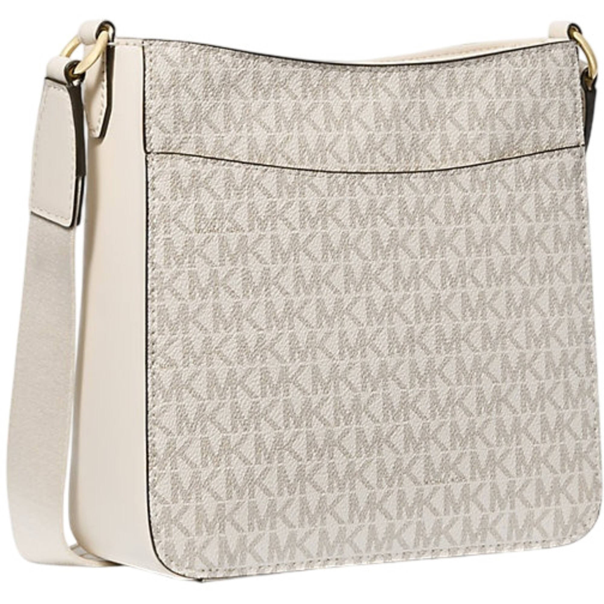Michael Kors Women's Messenger Bag - Jet Set, Light Cream Multi | 35S5GTVC1B MLT