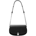 Michael Kors Women's Messenger Bag - Mila Medium Leather, Black | 35T5SIMM8L BLK