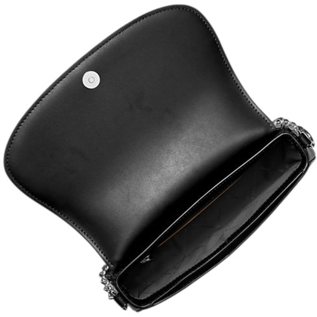 Michael Kors Women's Messenger Bag - Mila Medium Leather, Black | 35T5SIMM8L BLK