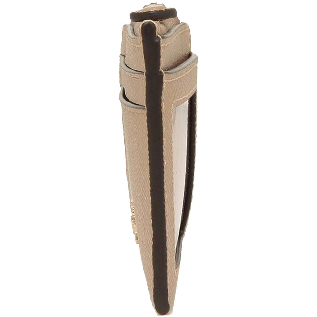 Coach Women's Case - Mini Skinny Id Crossgrain Leather, Gold/Taupe | 88250 TAE