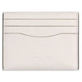 Coach Women's Card Case - Refined Pebble Leather Slim Id, Chalk | CP209 CHK