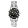 Bulova Women's Watch - Classic Quartz Black Dial Stainless Steel Bracelet | 96P226
