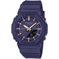 Casio Women's Ana-Digi Watch - World Time Alarm Blue Resin Strap | GMA-P2100M-2ACR