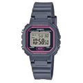 Casio Women's Digital Watch - Quartz Alarm Chronograph Gray Resin Strap | LA-20WH-8ACF