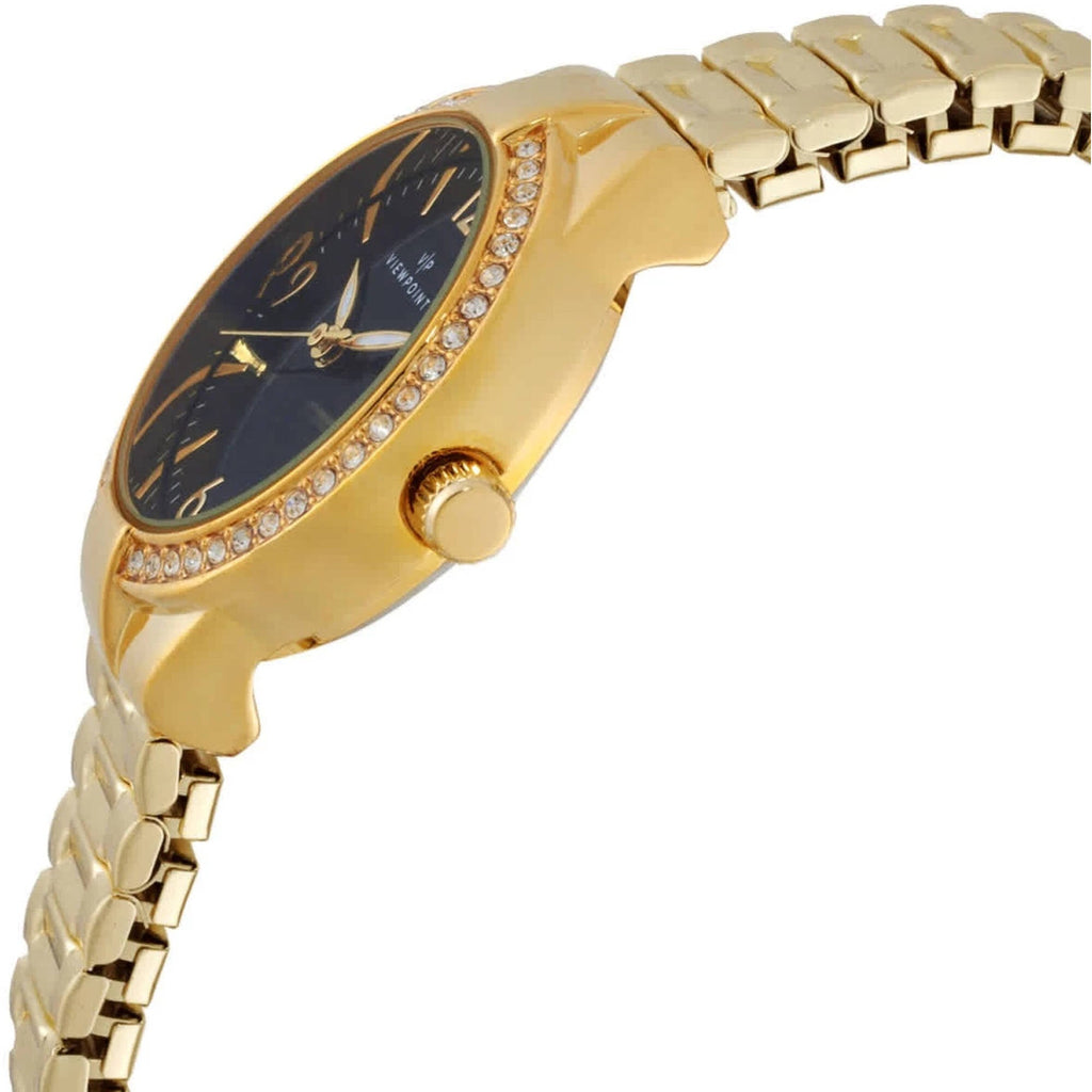 Timex Women's Watch - Viewpoint Black Dial Crystal Bezel Bracelet | CC3D861009J