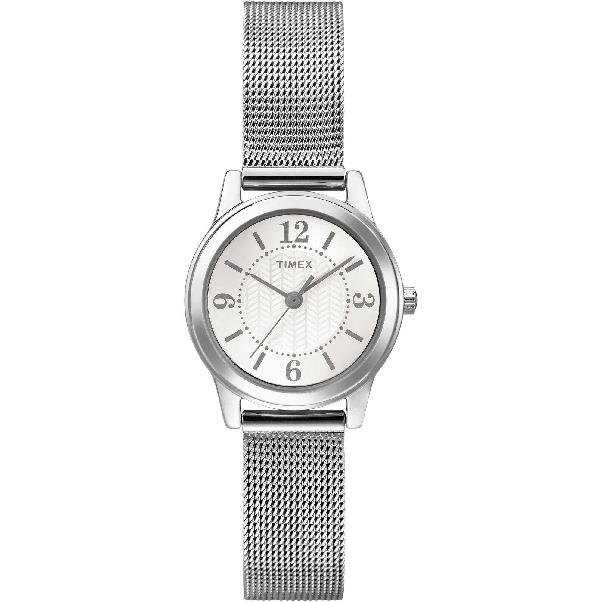 Timex Women's Watch - Casey Silver Tone Dial Stainless Steel Mesh Bracelet | T2P4579J