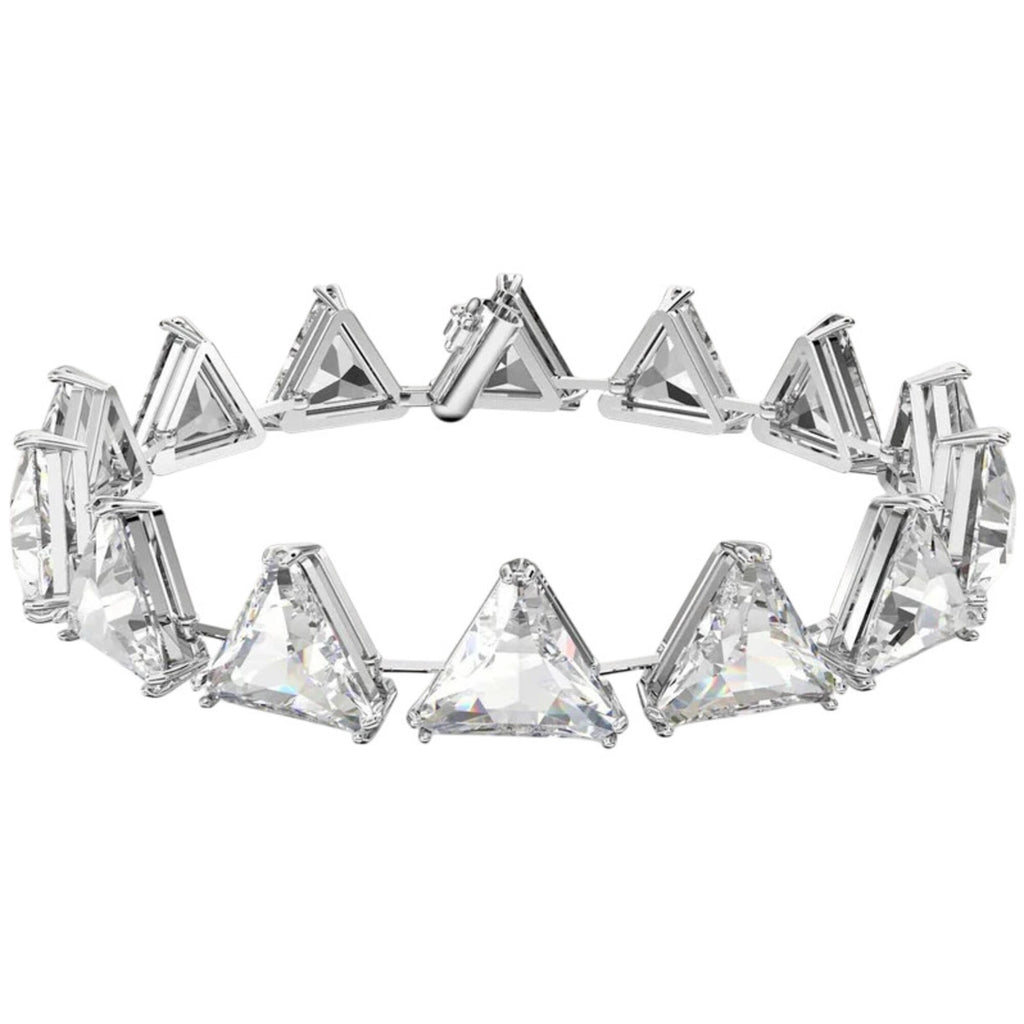 Swarovski Women's Bracelet - Ortyx Uniform Row of Triangle-Cut Crystals | 5600864
