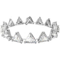 Swarovski Women's Bracelet - Ortyx Uniform Row of Triangle-Cut Crystals | 5600864
