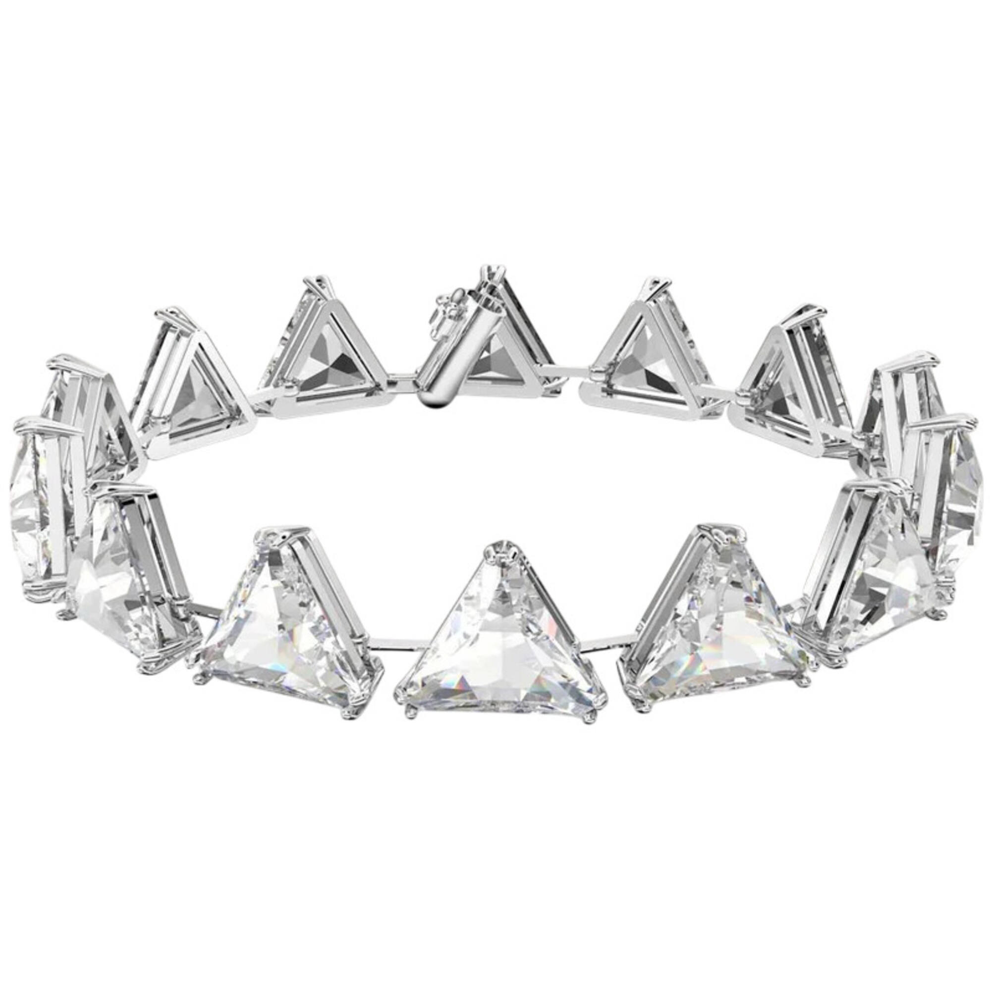 Swarovski Women's Bracelet - Ortyx Uniform Row of Triangle-Cut Crystals | 5600864