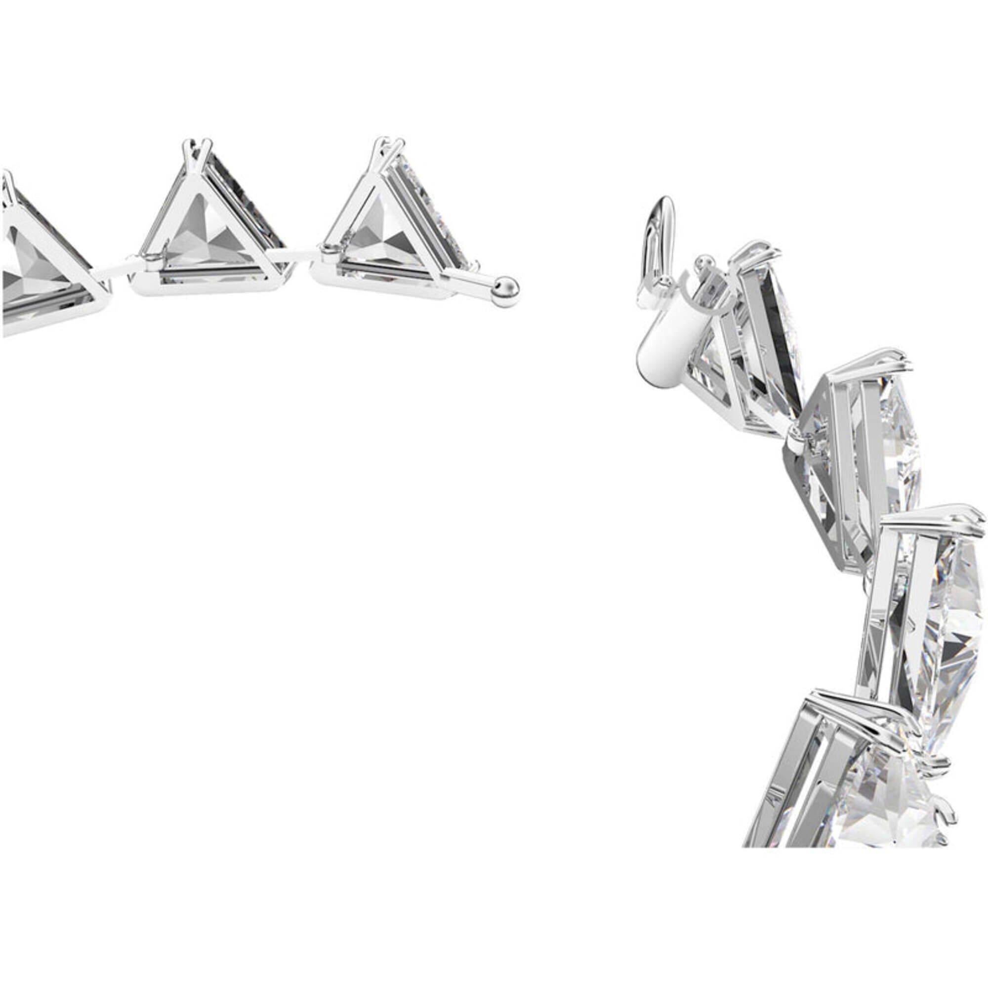 Swarovski Women's Bracelet - Ortyx Uniform Row of Triangle-Cut Crystals | 5600864
