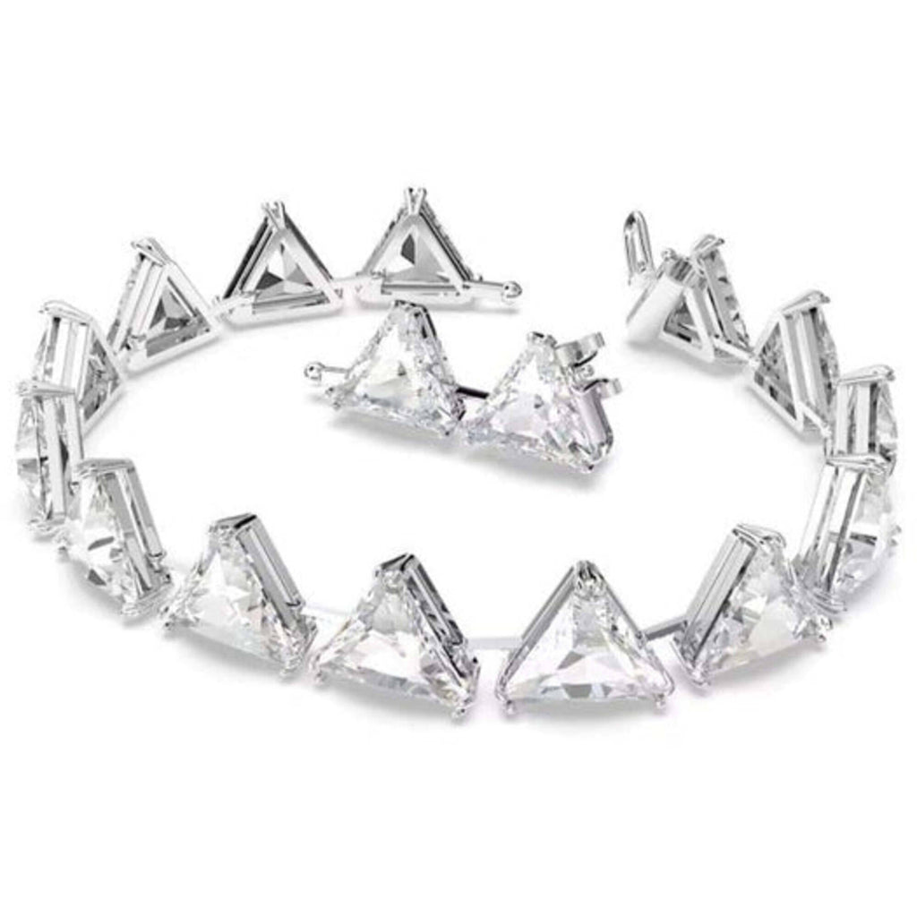 Swarovski Women's Bracelet - Ortyx Uniform Row of Triangle-Cut Crystals | 5600864