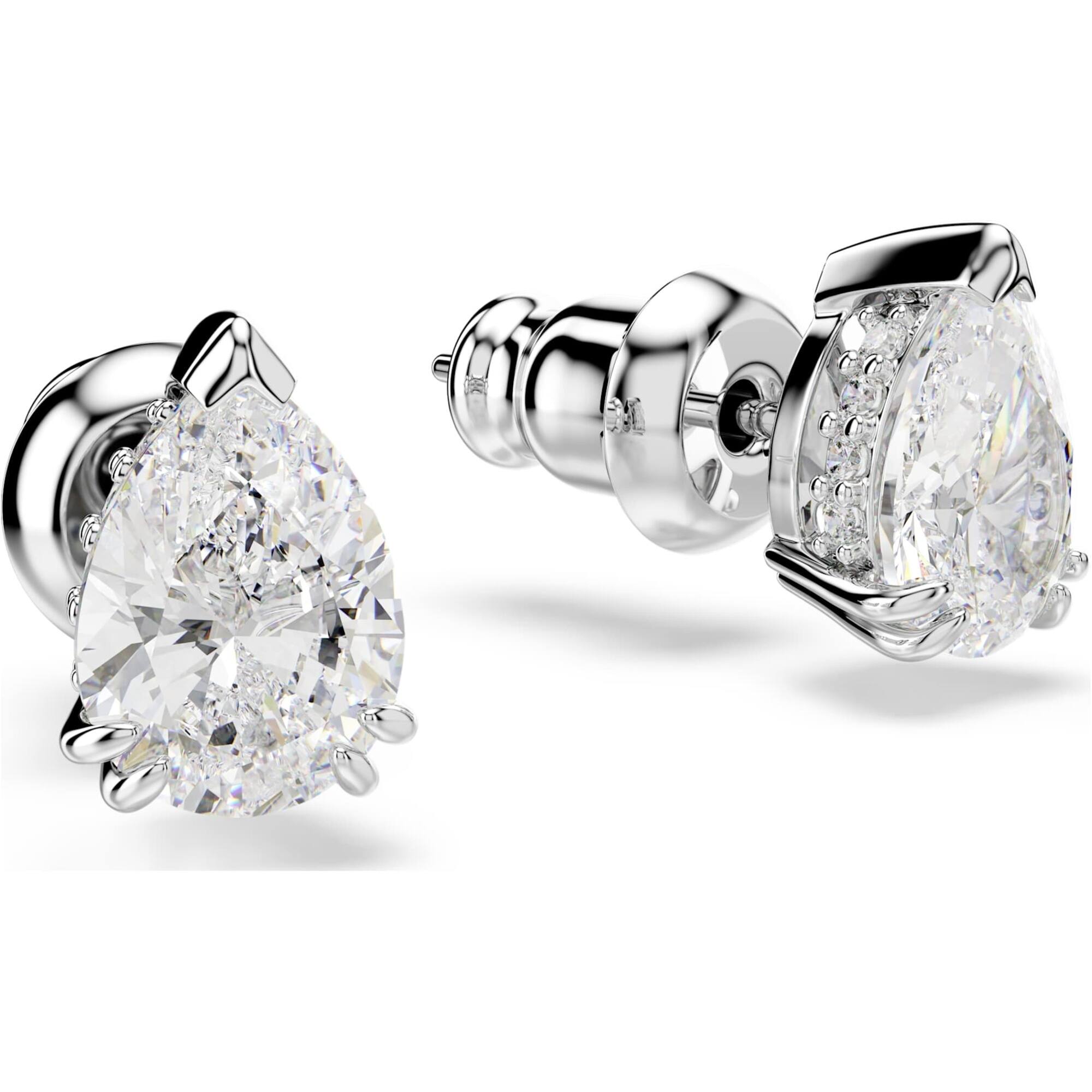 Swarovski Women's Stud Earring - Stilla Pear-Cut Stones and Rhodium Plated | 5636713